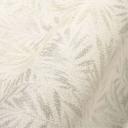 Papel pintado no tejido hojas blanco, gris - papel pintado de diseño papel pintado no tejido con motivo de hojas de palmera