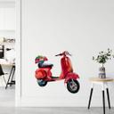 Sticker mural Kvilis - Vespa rouge