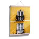 Póster - La fachada de la casa amarilla