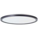 Aufbaupaneel Claire, schwarz, Ø 29,4 cm, Innenleuchte, Neutralweiß