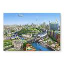 Tableau sur verre aerroscape - Berlin Solarpunk