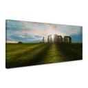 Lienzo Stonehenge al atardecer - Panorama