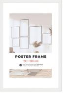 Plakatramme til plakater 70×105 cm - Træ - Hvid