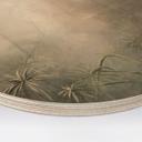 Houten Wanddecoratie Mystiek regenwoud in de mist - Ms Tiff - Rond