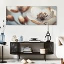 Glasbillede - Boho tørret blomst makro | naturfotografering - Treechild - Panorama