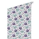 Tapet med mønster - akvarelblomster 03 - violet