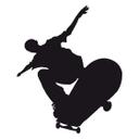 Muursticker Skateboarder 04