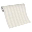 Papel pintado de rayas, papel pintado no tejido Erismann Versailles crema