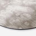 Wanddecoratie Paardenbloemen Droom in Beige - Ms Tiff - Alu-Dibond Rond
