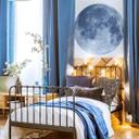Tableau en Alu-Dibond Pleine Lune - Rond