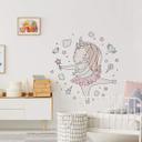 Sticker mural Kvilis - Illustration Licorne qui danse