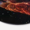 Billede James Webb Telescope - Cosmic Hurricane Herbig Haro 49/50 – print på aluminium (Alu-Dibond)