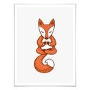 Affiche - Yoga-renard 02
