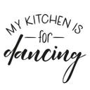 Wallsticker - My kitchen is for dancing