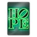 Tableau en verre Mielu - Hope