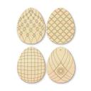 Decoración para árbol Huevos de Pascua 2 (4 piezas) con colgador
