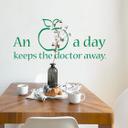 An apple a day keeps the doctor..