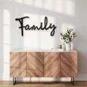familia de letras 3D - letras acrílicas