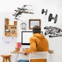 Wallsticker - Star Wars rumskibe
