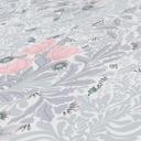 Papel pintado con motivos florales blanco rosa - papel pintado con flores y hojas