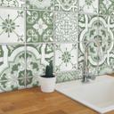 Juego de 12 Azulejos Adhesivos para Adornos