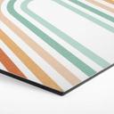 Hexagon Dibond Boho Rainbow