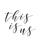 Poster à personnaliser This is us