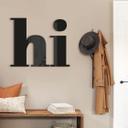 Decoración acrílica Letras 3D Hola