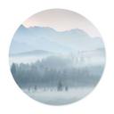 Póster Paisaje forestal brumoso en otoño - Eisenmann - Redondo