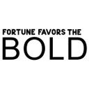 Wallsticker Fortune favors the bold
