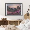 Póster Seo - Paisaje rocoso al atardecer