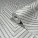 Non-woven tapet med sildebensmønster og woodgrain-look grå woodgrain