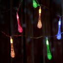LED Lichterkette Wassertropfen mehrfarbig