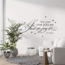 Wallsticker - Who cares what you are...