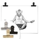 Plakat - Kools - Monkey Yoga