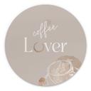 Dibond vægdekoration Coffee Lover – print på aluminium (Alu-Dibond)