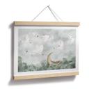 Zwanen en muizen in sterrenvlucht Poster - Ms Tiff