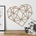 Muursticker Origami Hart
