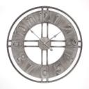 XXL Metall Wanduhr Vintage Industrial - Rund Ø80 c