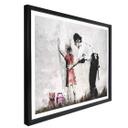 Plakat Banksy - Policeman Searching Girl