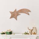 Arte en madera de caoba - Estrella fugaz