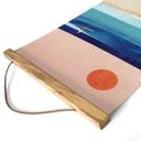 Póster de tela chica surfista al atardecer - Rivers