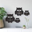 3D - Ugle familie