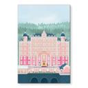 Billede af Grand Budapest Hotel - Lizde – print på aluminium (Alu-Dibond)