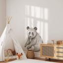 Wallsticker Siddende panda - Kvilis