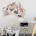 Sticker mural Kvilis - Le continent australien et ses animaux