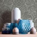 A.S. Creation non-woven tapet med ornamenter i sølv og grå non-woven tapet i barok stil