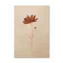 Cuadro de madera abstracto de flores silvestres - Goed Blauw