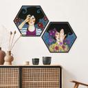 Hexagon - Alu-Dibond - Hülya - Moments (2 dele)