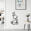 Muursticker Origami Haas